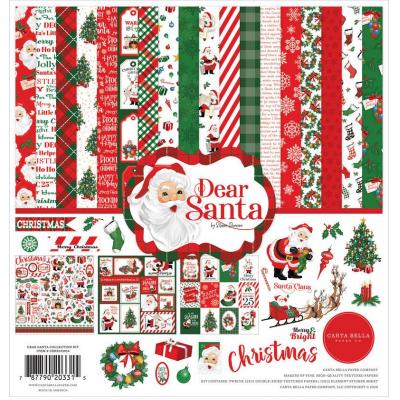 Carta Bella Dear Santa Designpapiere - Collection Kit